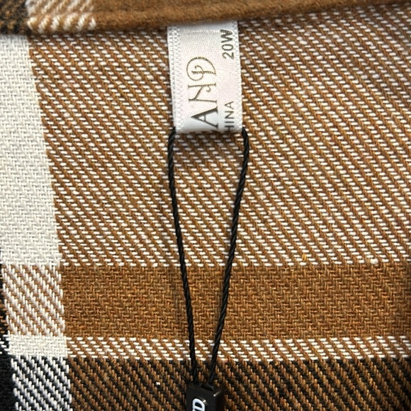 IN’VOLAND long flannel jacket/shirt 20W - Picture 3 of 7